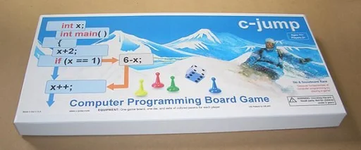 Board game, c-jump Computer Programming Board Game