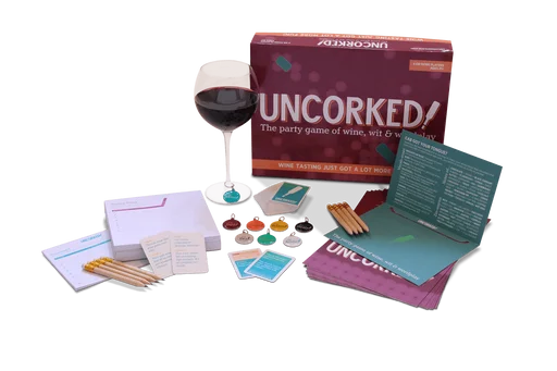 Board game, UNCORKED! The party game of wine, wit & wordplay