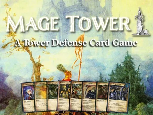 Board game, Mage Tower, A Tower Defense Card Game