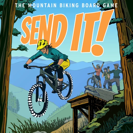 Board game, SEND IT! The Mountain Biking Board Game