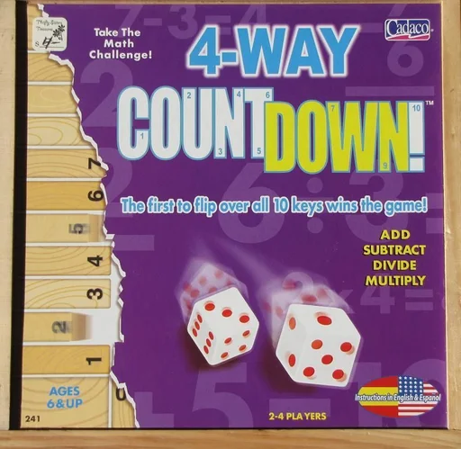 Board game, 4-Way Countdown!