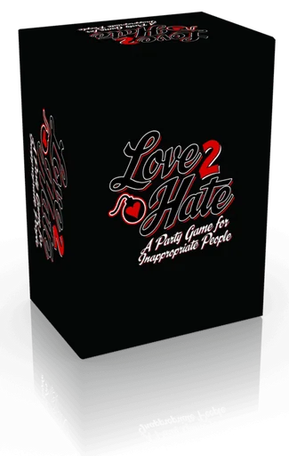 Board game, Love 2 Hate: A Party Game for Inappropriate People