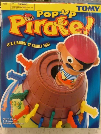 Board game, Pop-Up Pirate!