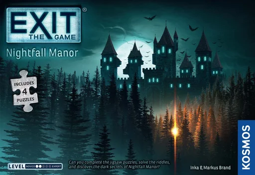 Board game, EXIT: The Game + Puzzle – Nightfall Manor