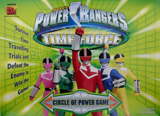 Board game, Power Rangers Time Force Circle of Power Game