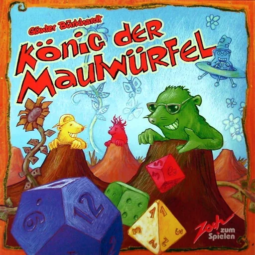 Board game, König der Maulwürfel
