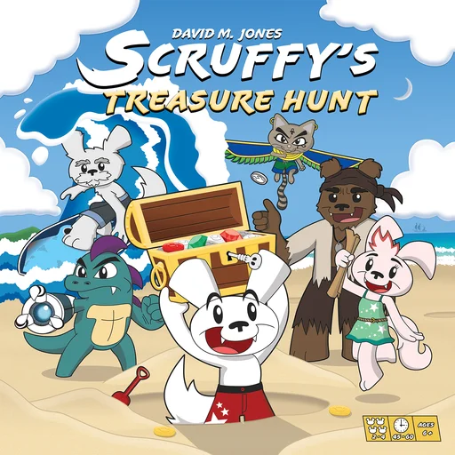 Board game, Scruffy's Treasure Hunt
