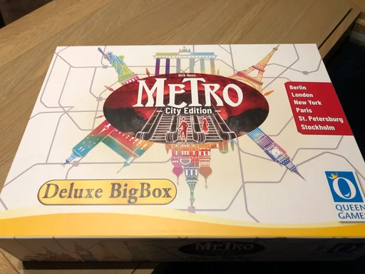 Board game, Metro: City Edition – Deluxe Big Box