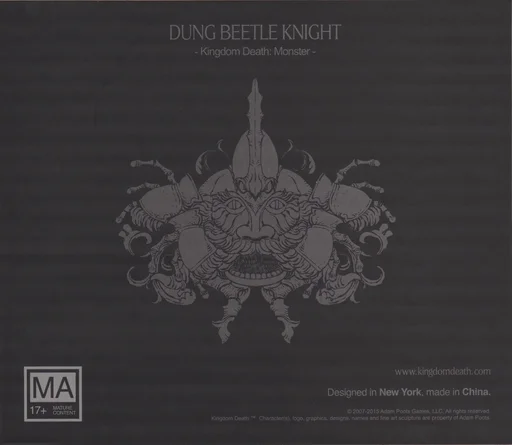Kingdom Death: Monster – Dung Beetle Knight Expansion