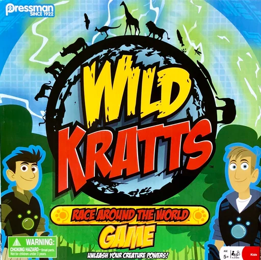 Board game, Wild Kratts Race Around the World