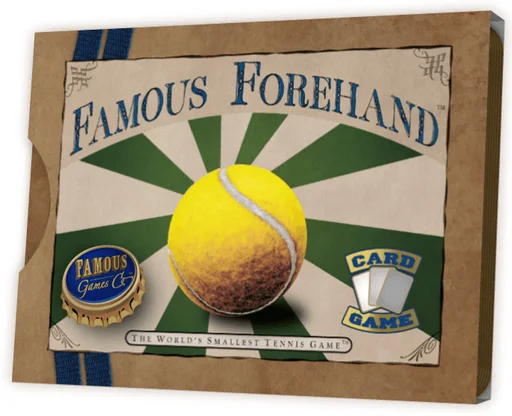 Board game, Famous Forehand: The World's Smallest Tennis Game