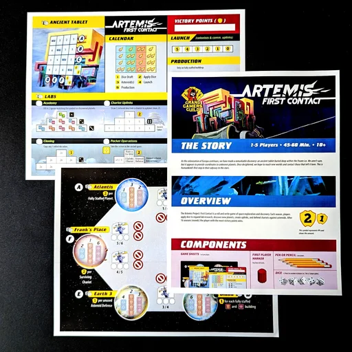 Board game, The Artemis Project: First Contact