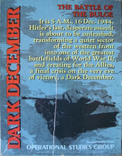 Board game, Dark December