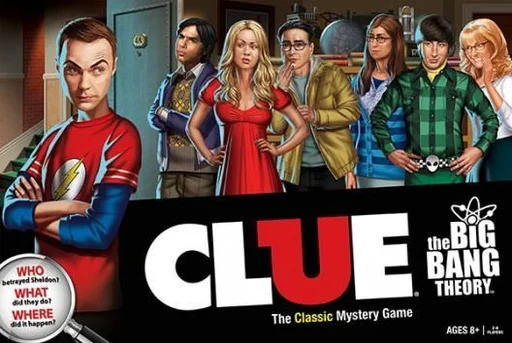 Board game, Clue: The Big Bang Theory