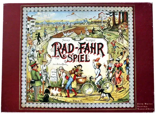 Board game, Neues Lustiges Rad-Fahr Spiel