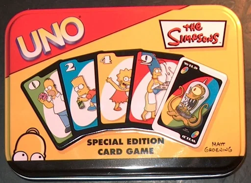 Board game, UNO: The Simpsons – Special Edition Card Game
