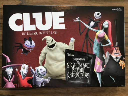 Board game, Clue: Tim Burton's The Nightmare Before Christmas