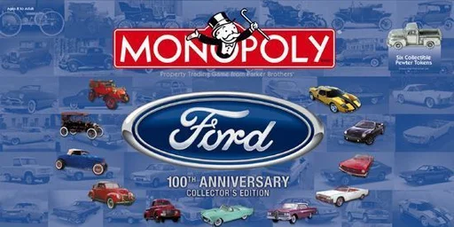Board game, Monopoly: Ford 100th Anniversary