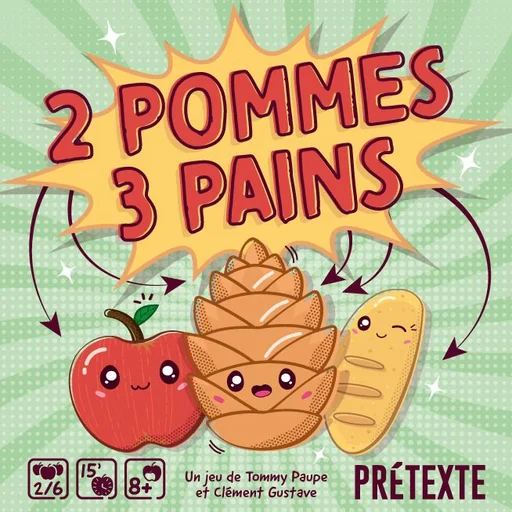 Board game, 2 Pommes 3 Pains