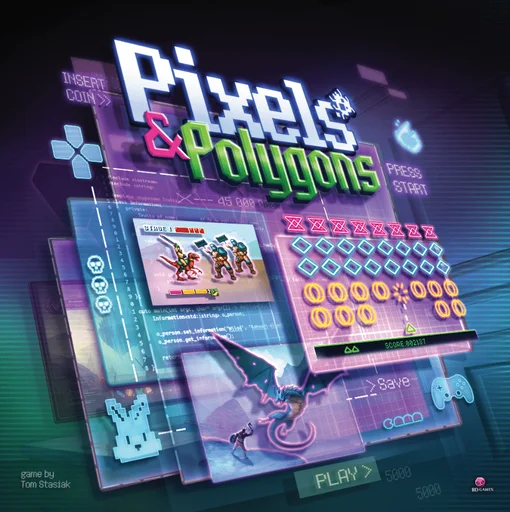 Board game, Pixels and Polygons