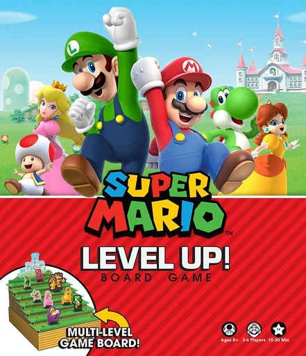 Board game, Super Mario: Level Up! Board Game