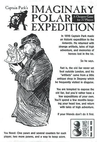 Board game, Captain Park's Imaginary Polar Expedition