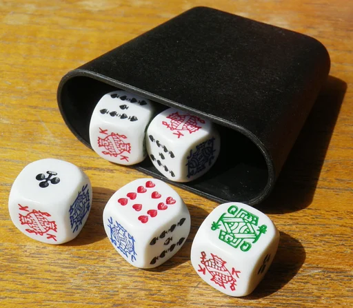 Board game, Poker Dice