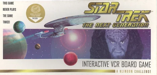 Board game, Star Trek: The Next Generation – Interactive VCR Board Game – A Klingon Challenge