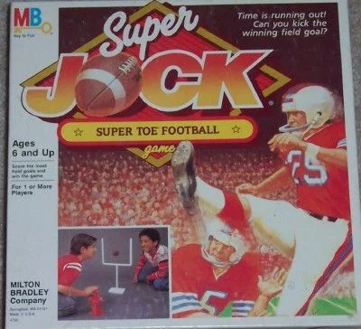 Board game, Super Jock Super Toe Football Game