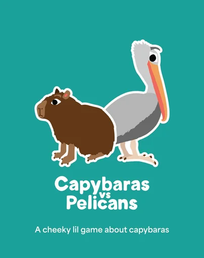 Board game, Capybaras vs Pelicans
