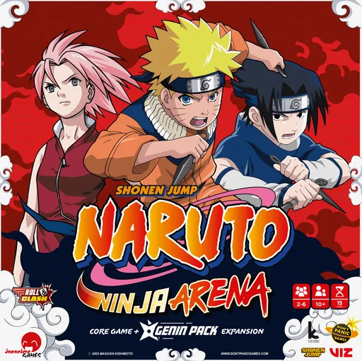 Board game, Naruto: Ninja Arena – Core Game + Genin Pack Expansion