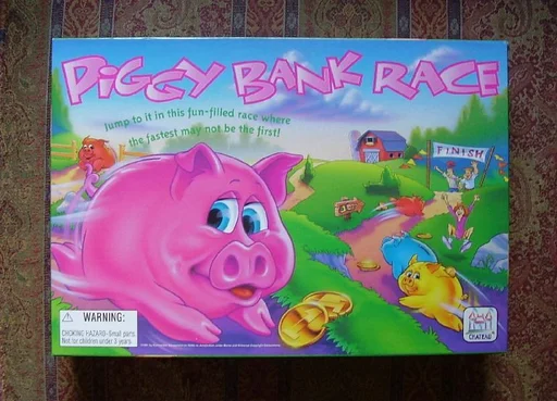 Board game, Piggy Bank Race