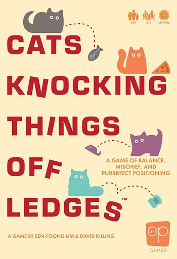 Board game, Cats Knocking Things Off Ledges