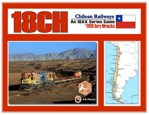 Board game, 18CH: Chilean Railways