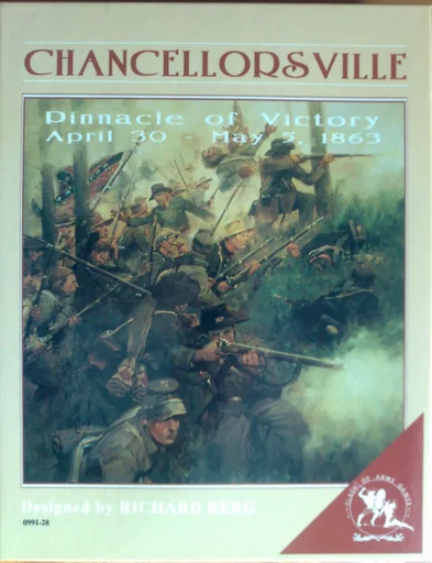 Board game, Chancellorsville: Pinnacle of Victory, April 30 - May 5, 1863