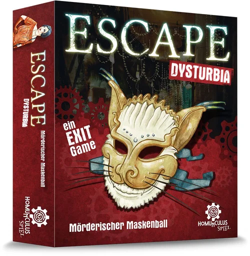Board game, ESCAPE Dysturbia: Mörderischer Maskenball