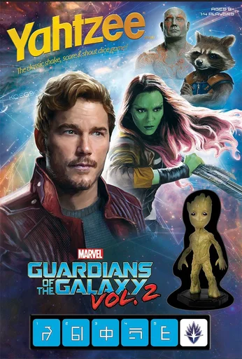 Board game, Yahtzee: Guardians of the Galaxy Vol. 2