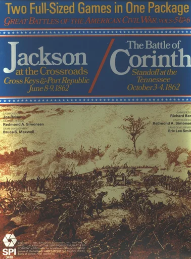 Board game, The Battle of Corinth: Standoff at the Tennessee, October 3-4, 1862