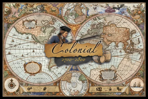 Board game, Colonial 1700-1800