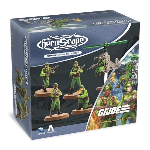 G.I. JOE Heroscape: Greenshirts & Battle Copter – Common Army Expansion