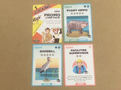 Zoo King: Dice Tower Promo Cards