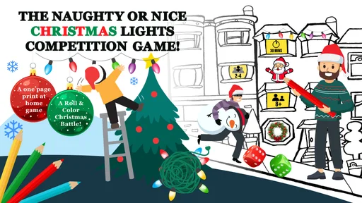 Board game, The Naughty or Nice Christmas Lights Competition