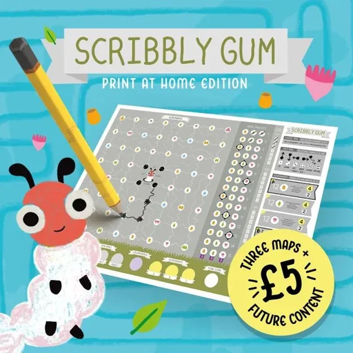 Board game, Scribbly Gum: Print at Home Edition