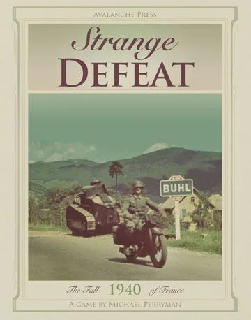Board game, Strange Defeat:  The Fall of France, 1940