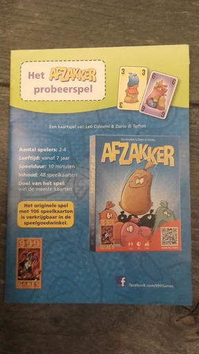 Board game, Afzakker Probeerspel