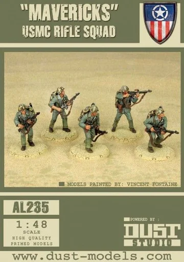 Dust Tactics: USMC Rifle Squad – "Mavericks"