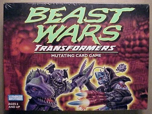 Board game, Beast Wars Transformers Mutating Card Game