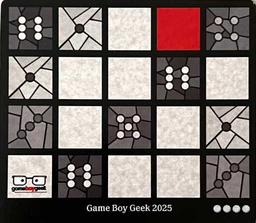 Sagrada: Promo 27 – Game Boy Geek 2025 Window Pattern Card