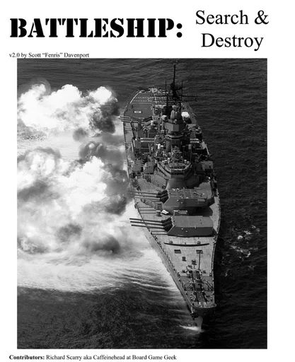 Board game, Battleship: Search and Destroy