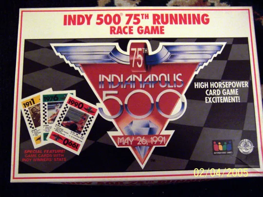 Board game, Indy 500 75th Running Race Game